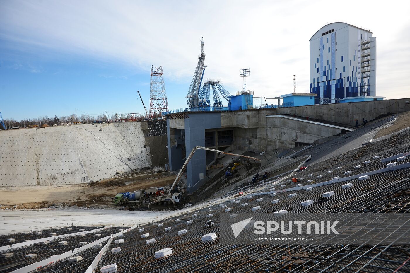 Vostochny Cosmodrone in Amur Region