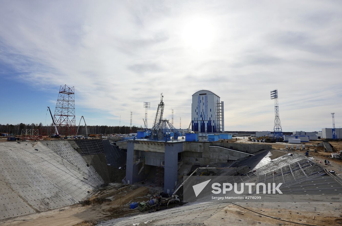 Vostochny Cosmodrone in Amur Region