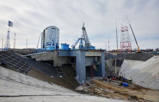 Vostochny Cosmodrone in Amur Region