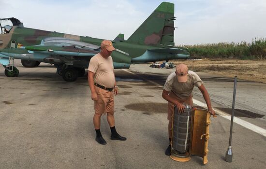 Russian war planes in Syria readied for sorties