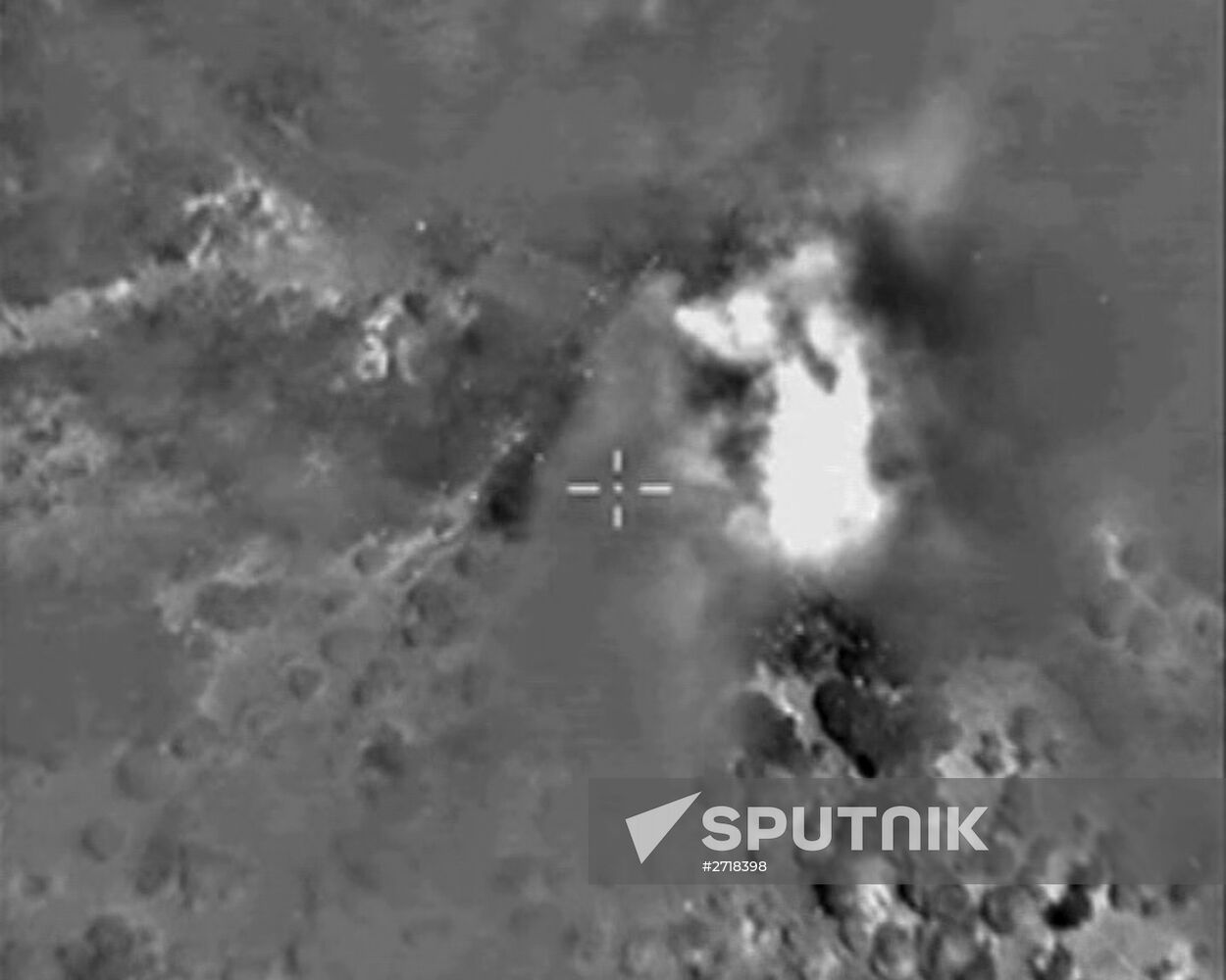 Russian Air Force destroyed ISIS weapons depots