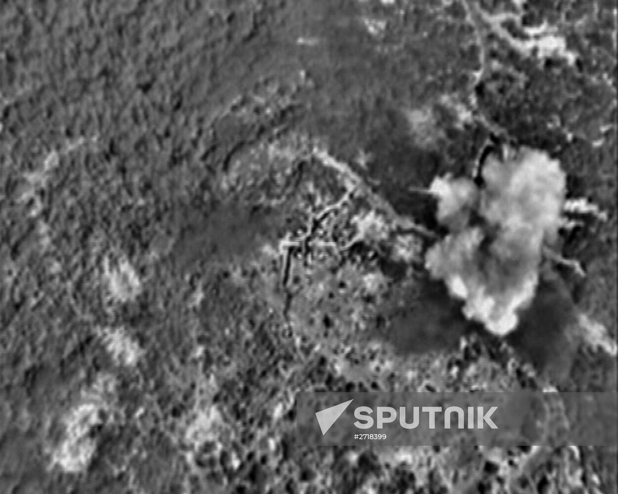 Russian Air Force destroyed ISIS weapons depots