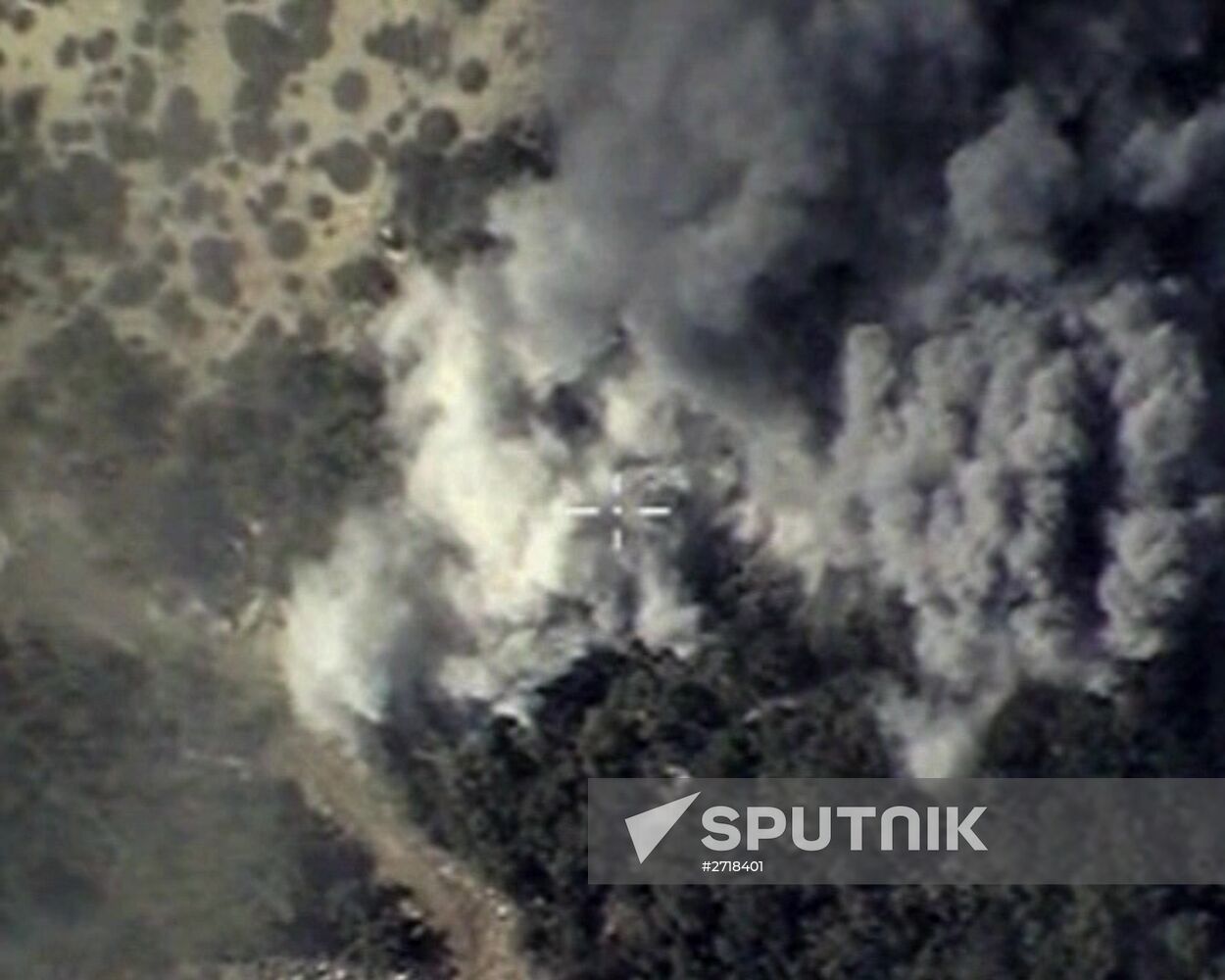 Russian Air Force destroyed ISIS weapons depots