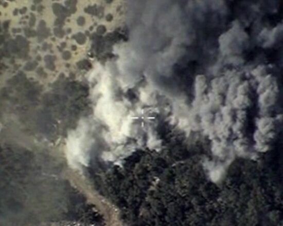 Russian Air Force destroyed ISIS weapons depots