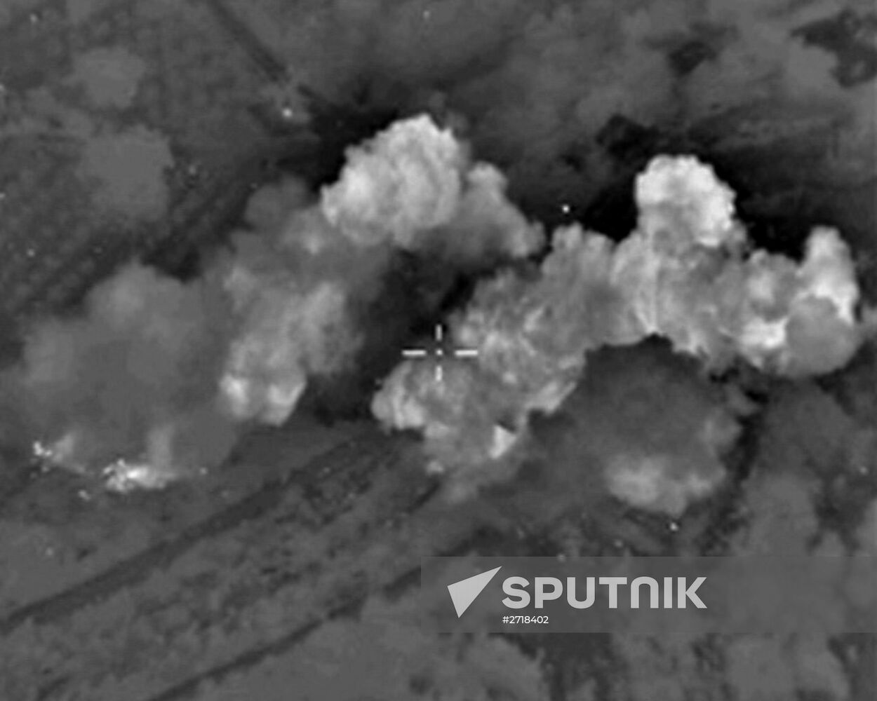 Russian Air Force destroyed ISIS weapons depots