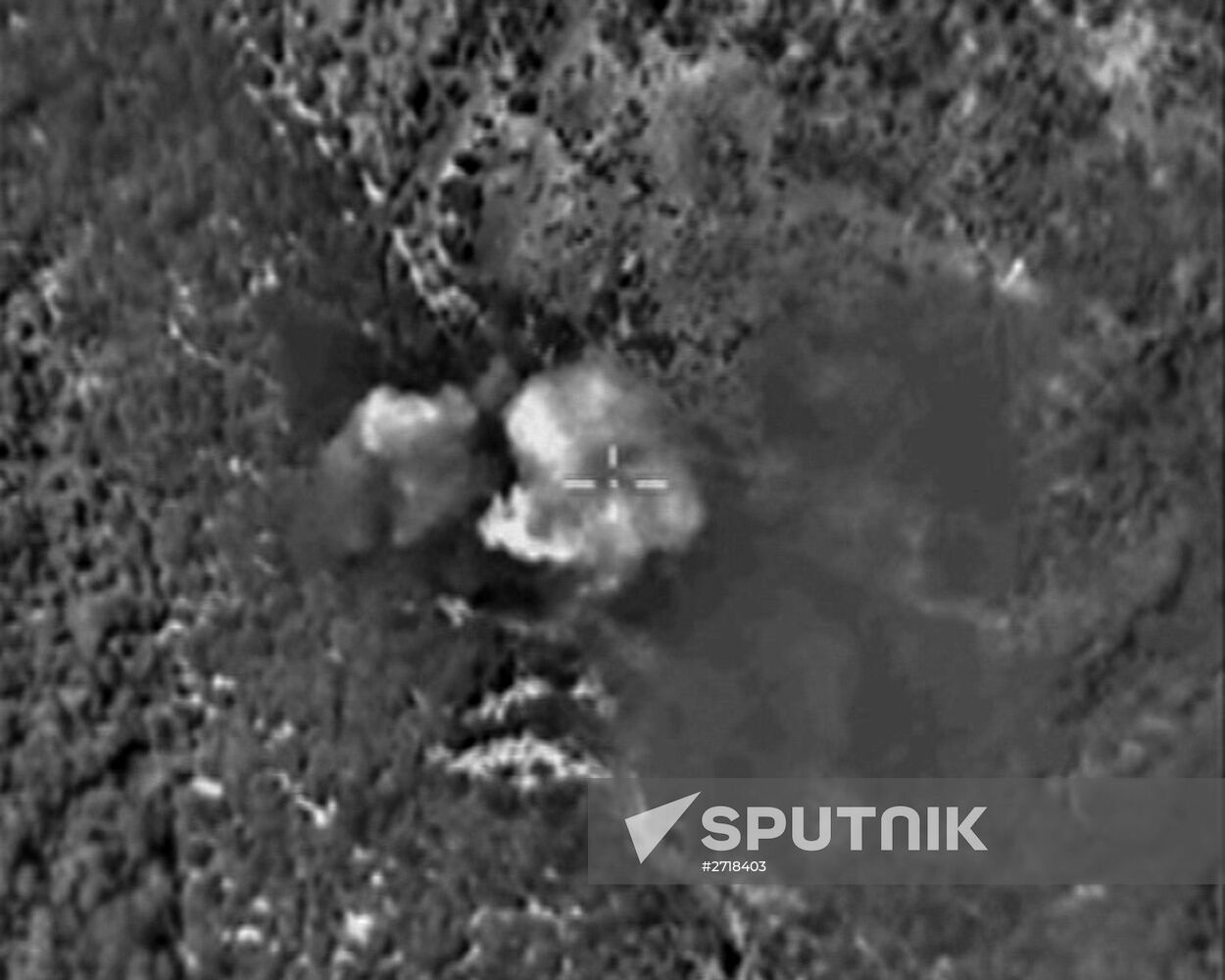 Russian Air Force destroyed ISIS weapons depots