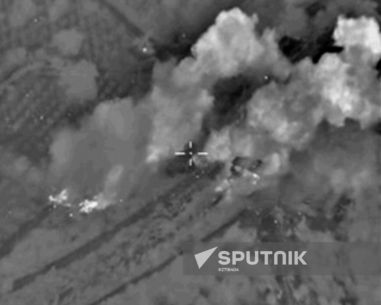 Russian Air Force destroyed ISIS weapons depots
