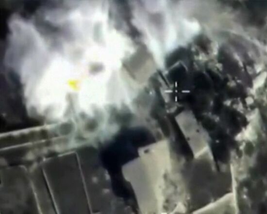 Russian Air Force destroyed ISIS weapons depots