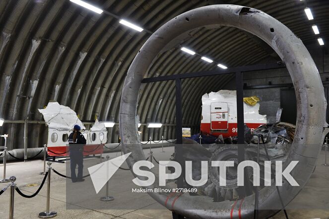The Dutch Safety Board releases its final report into Malaysia Airlines Flight 17 disaster in Eastern Ukraine on July 17, 2014, at the Gilze-Rijen Air Base, Netherlands. Location: Netherlands. Author: Maksim Blinov. Dutch Safety Board releases report into Malaysia Airlines Flight 17 disaster