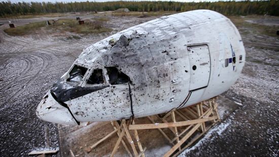 Presenting the results of the Boeing 777 crash simulation