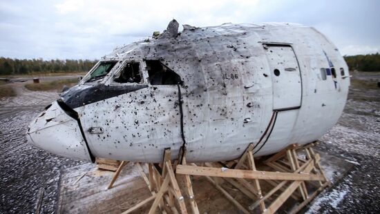 Presenting the results of the Boeing 777 crash simulation