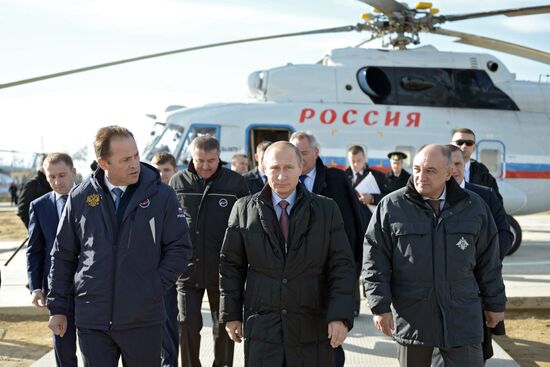 President Vladimir Putin's working visit to Amur Region
