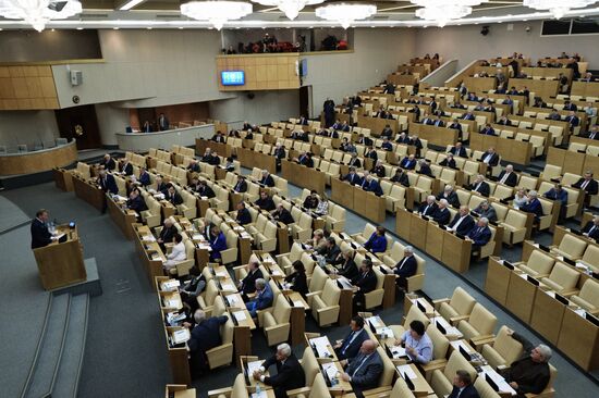 State Duma plenary session