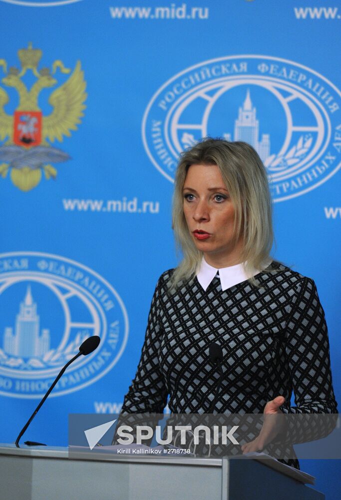 Briefing by Foreign Ministry Spokesperson Maria Zakharova