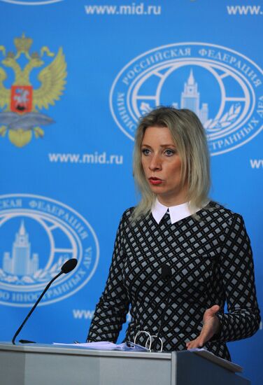 Briefing by Foreign Ministry Spokesperson Maria Zakharova