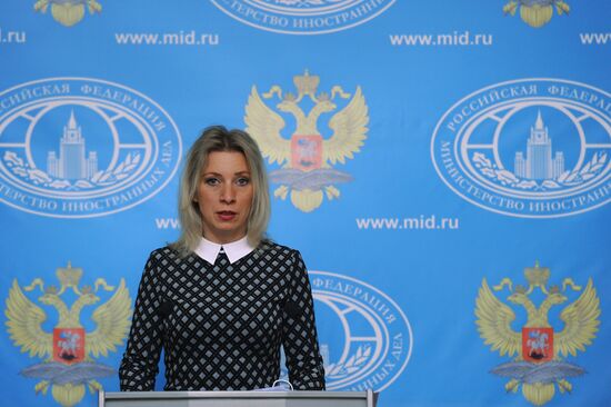 Briefing by Foreign Ministry Spokesperson Maria Zakharova