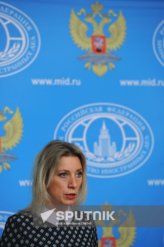 Briefing by Foreign Ministry Spokesperson Maria Zakharova