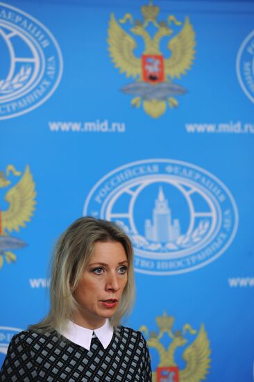 Briefing by Foreign Ministry Spokesperson Maria Zakharova