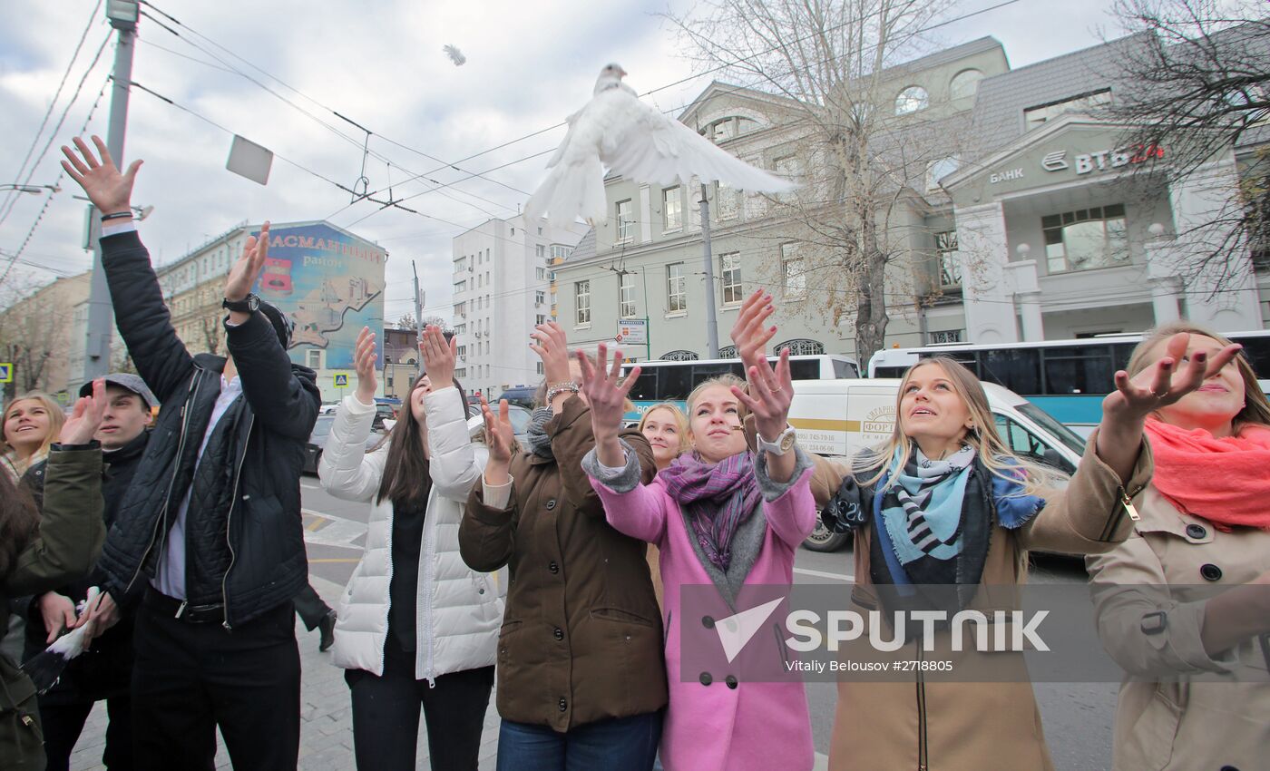 Monument to 7th Baumansky Division of People's Militia opening