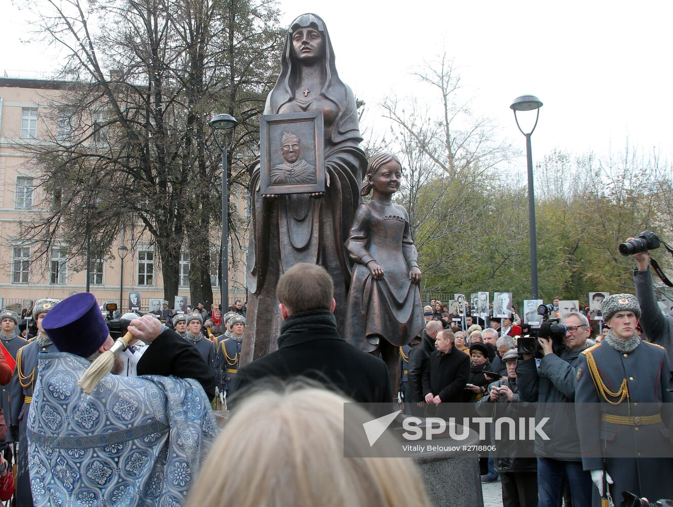 Monument to 7th Baumansky Division of People's Militia opening