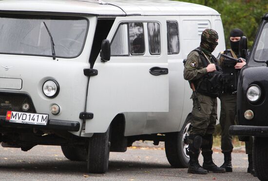 Special operation by Kirghiz law enforcement authorities in Bishkek