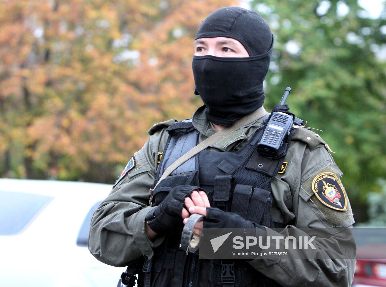 Special operation by Kirghiz law enforcement authorities in Bishkek