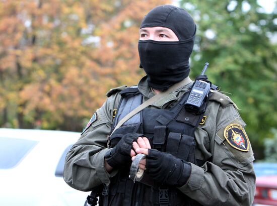 Special operation by Kirghiz law enforcement authorities in Bishkek