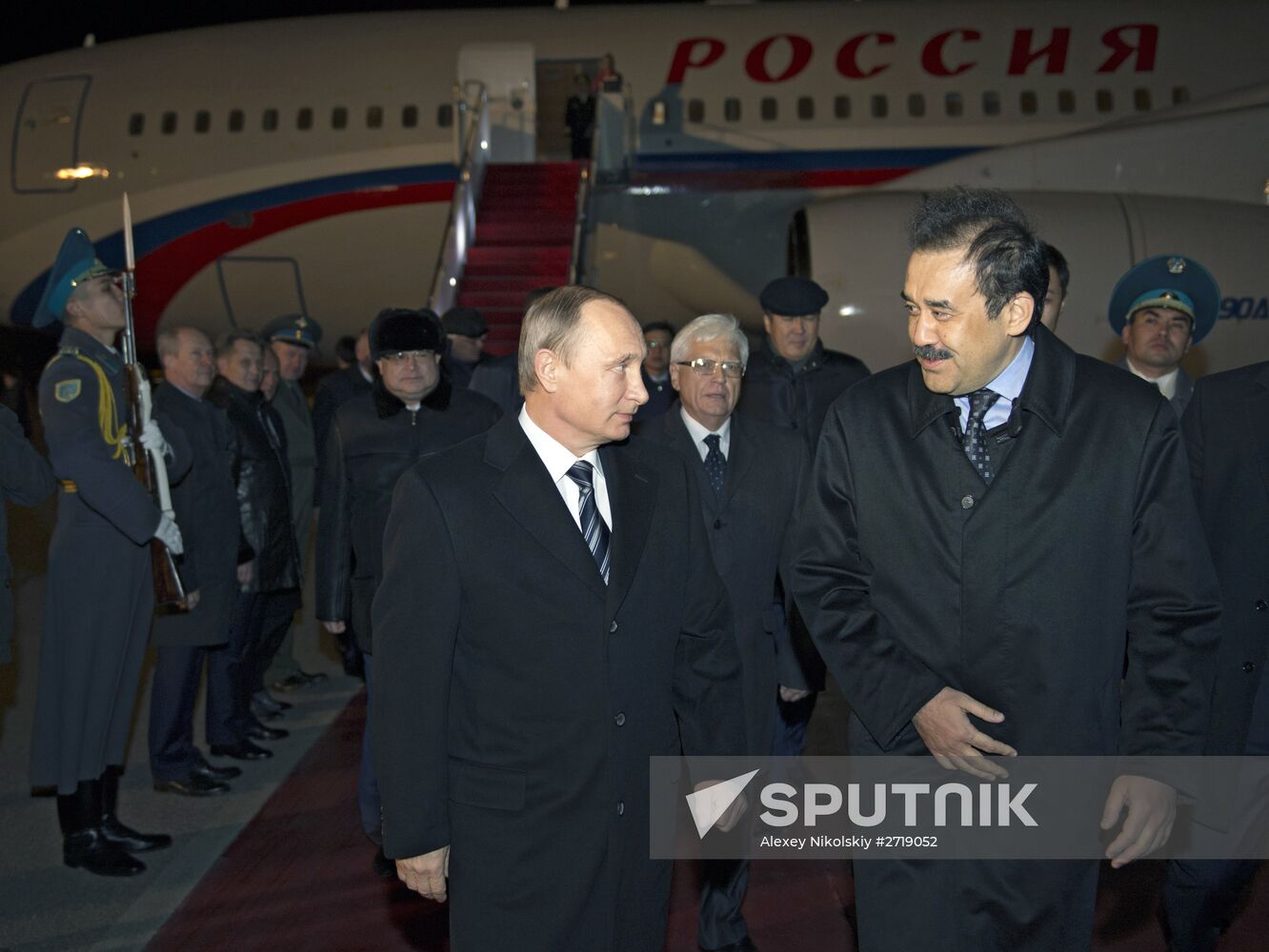 Vladimir Putin visits Kazakhstan