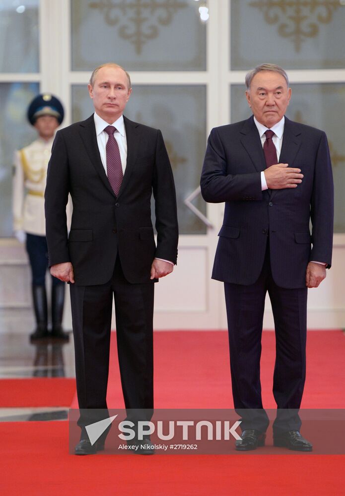 President Vladimir Putin's visit to Kazakhstan