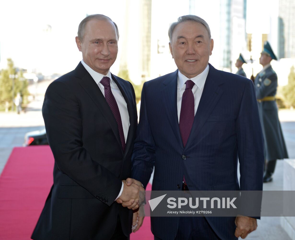 President Vladimir Putin's visit to Kazakhstan