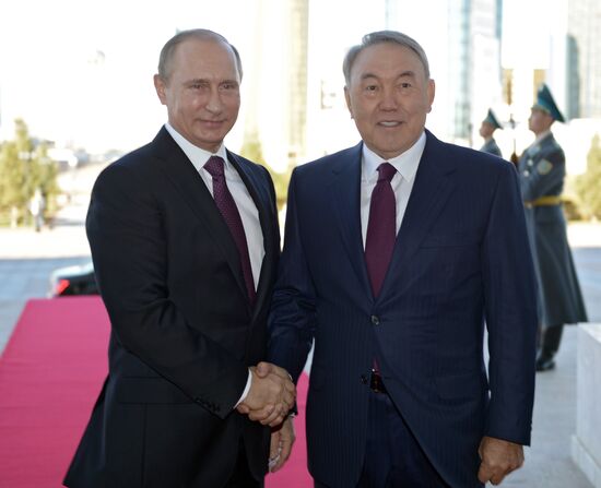 President Vladimir Putin's visit to Kazakhstan