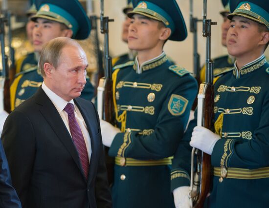 Russian President Vladimir Putin's visit to Kazakhstan