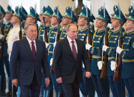Russian President Vladimir Putin's visit to Kazakhstan