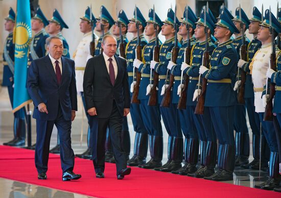 Russian President Vladimir Putin's visit to Kazakhstan