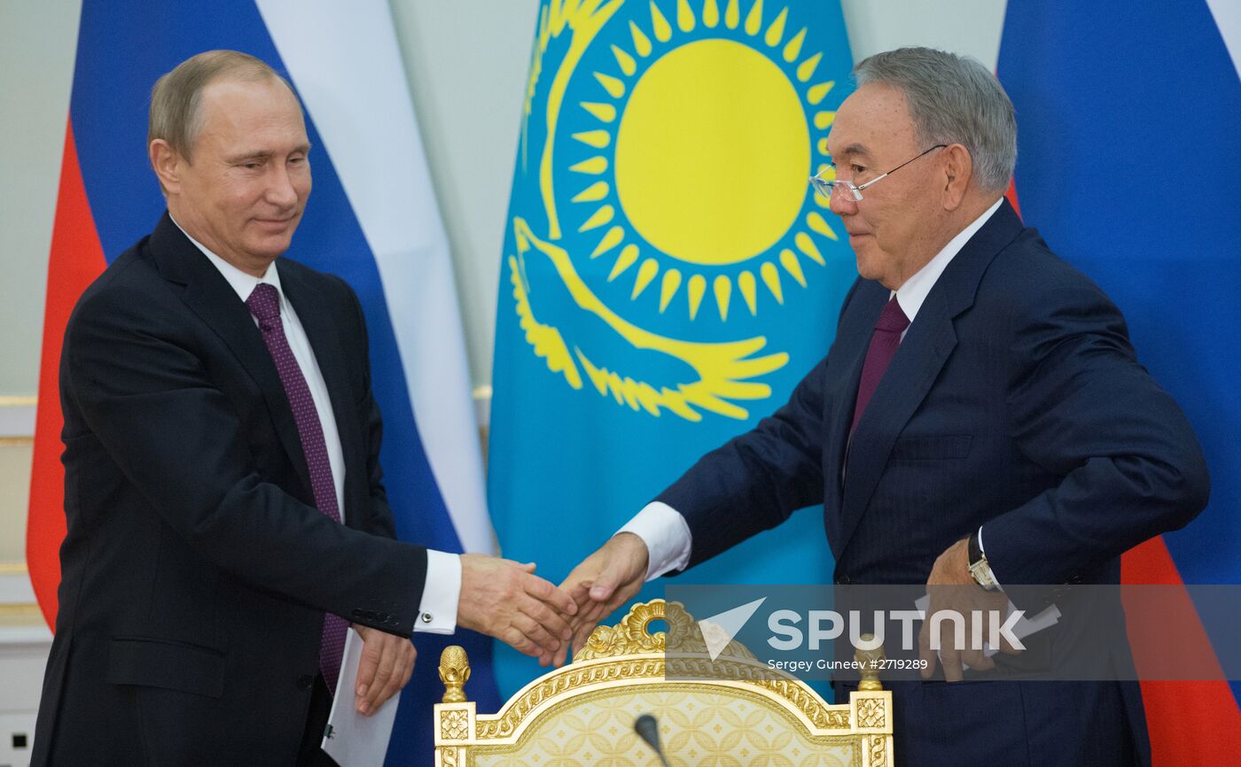Russian President Vladimir Putin's visit to Kazakhstan