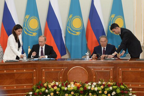 Russian President Vladimir Putin's visit to Kazakhstan