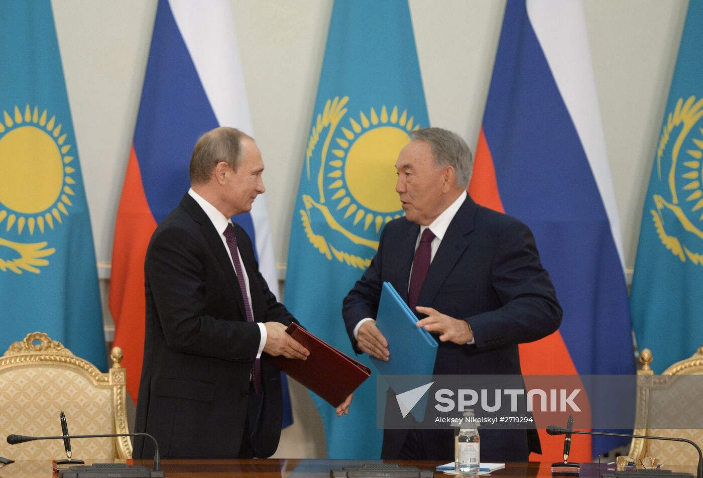 Russian President Vladimir Putin's visit to Kazakhstan