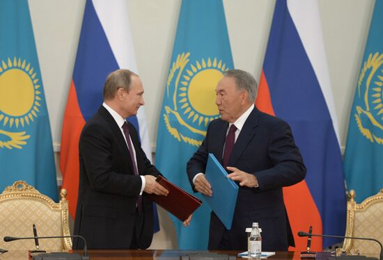 Russian President Vladimir Putin's visit to Kazakhstan