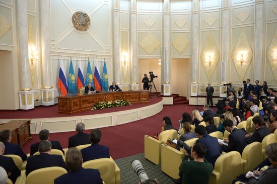Russian President Vladimir Putin's visit to Kazakhstan