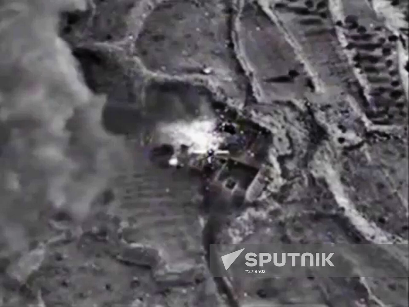Russian Aerospace Forces conduct targeted air strikes on armored vehicles, fuel and lubrication materials storages