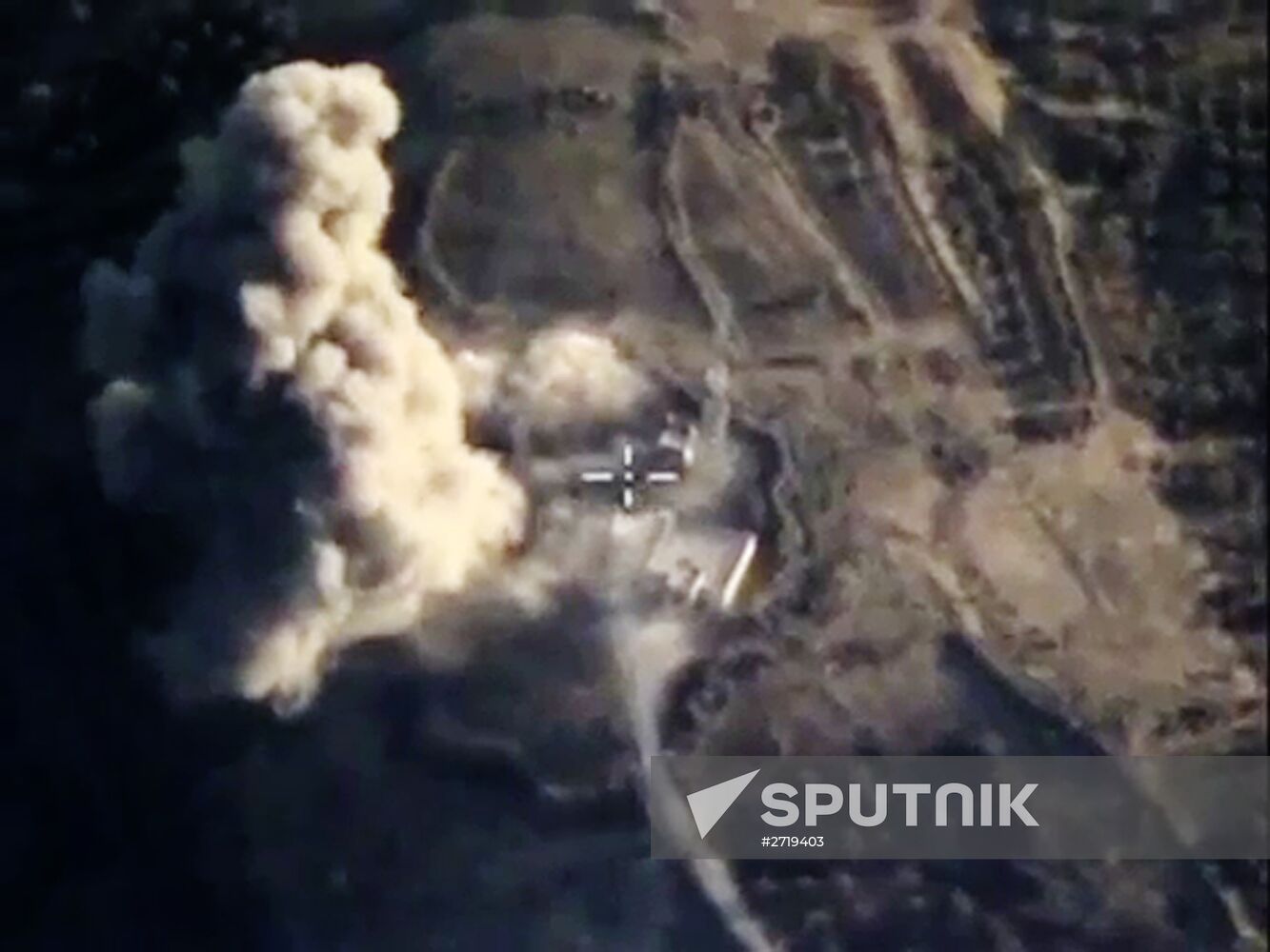 Russian Aerospace Forces conduct targeted air strikes on armored vehicles, fuel and lubrication materials storages