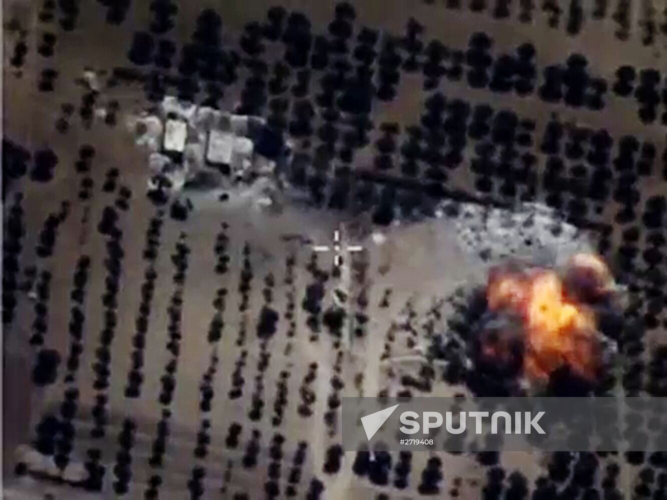 Russian Aerospace Forces conduct targeted air strikes on armored vehicles, fuel and lubrication materials storages