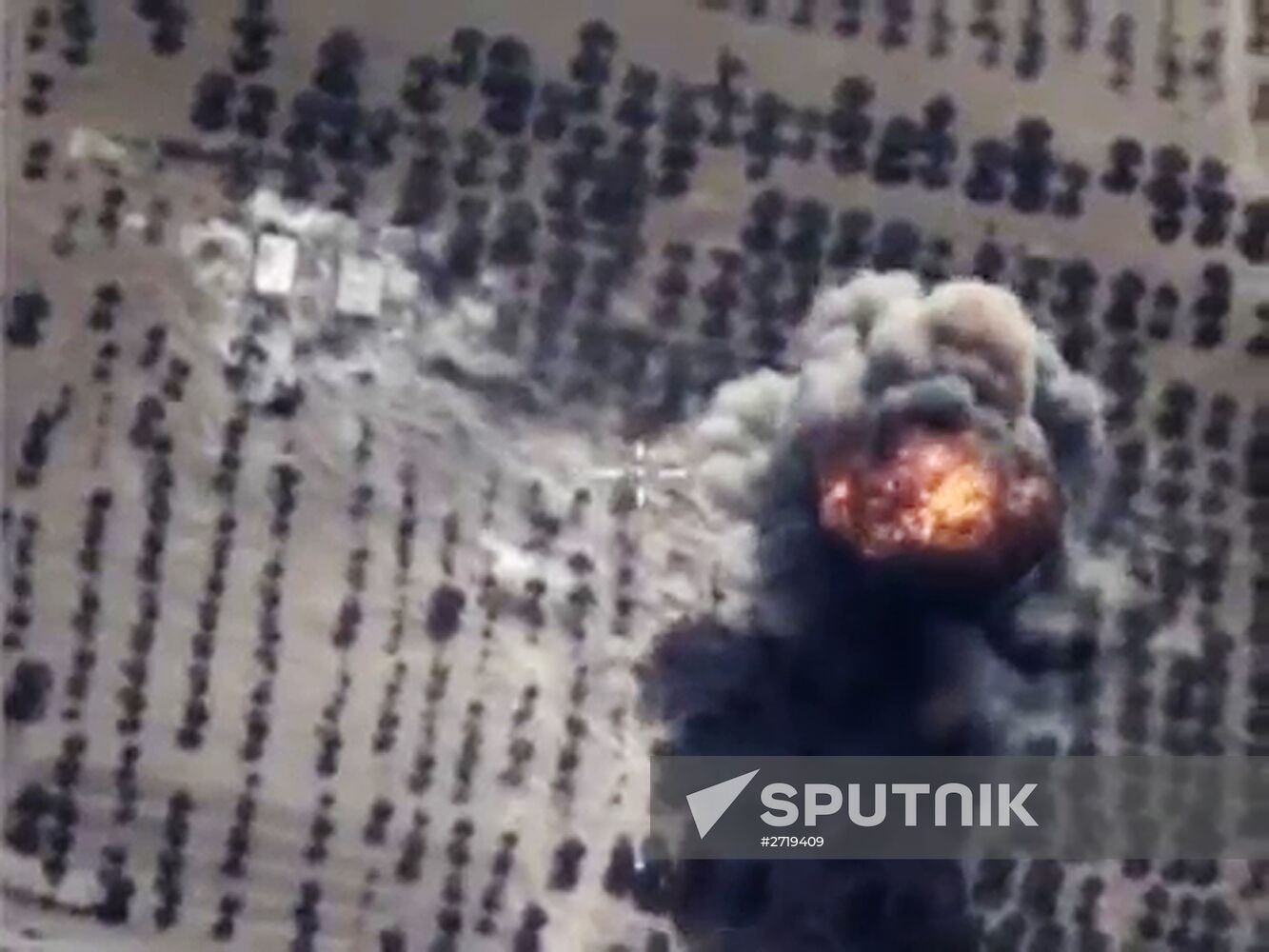 Russian Aerospace Forces conduct targeted air strikes on armored vehicles, fuel and lubrication materials storages