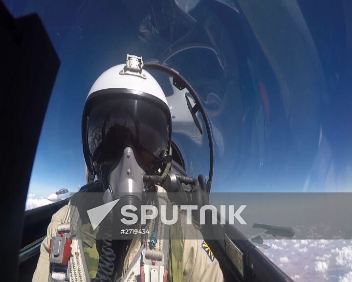 Russian Aerospace Force conduct pinpoint air strikes on armored vehicles, fuel and lubrication materials storages