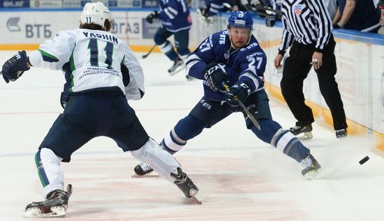 Ice hockey. KHL. Dynamo Moscow vs. Yugra