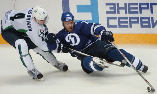 Ice hockey. KHL. Dynamo Moscow vs. Yugra