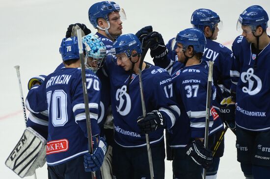 Ice hockey. KHL. Dynamo Moscow vs. Yugra