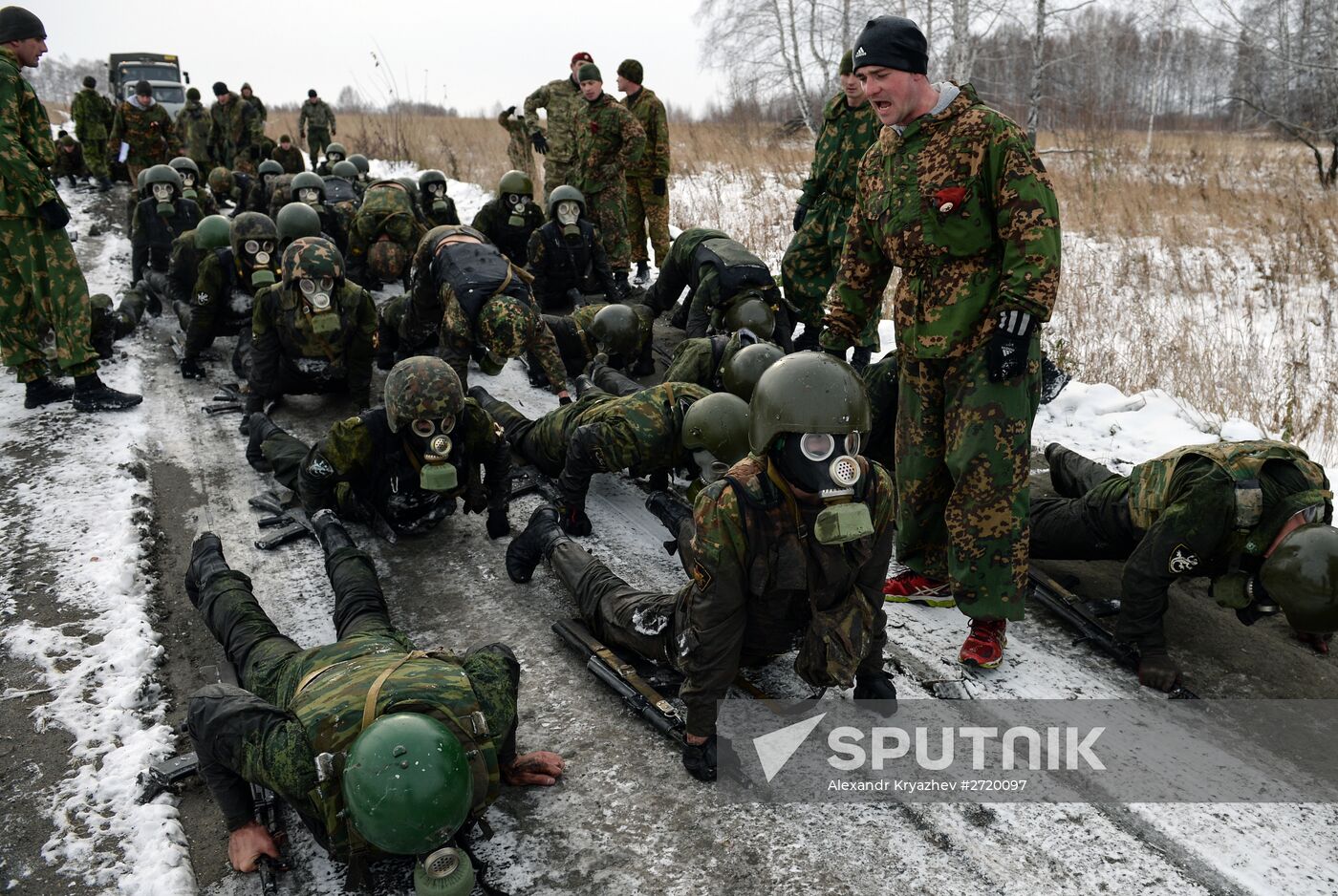 Russian Interior Troops take national tests for the right to wear maroon beret