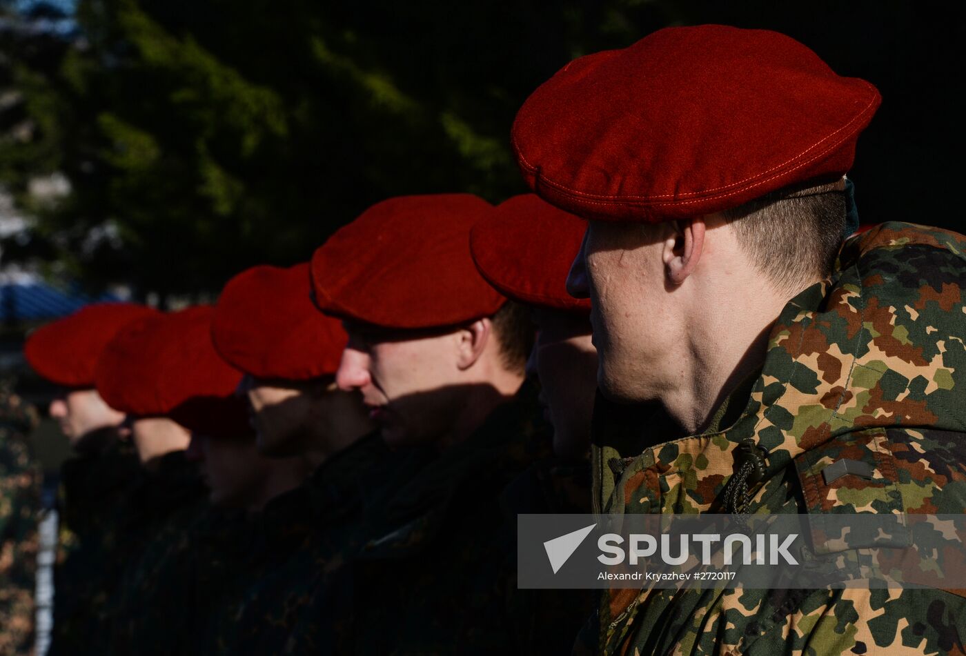 National testsRussian INterior Troops for the right to wear maroon beret