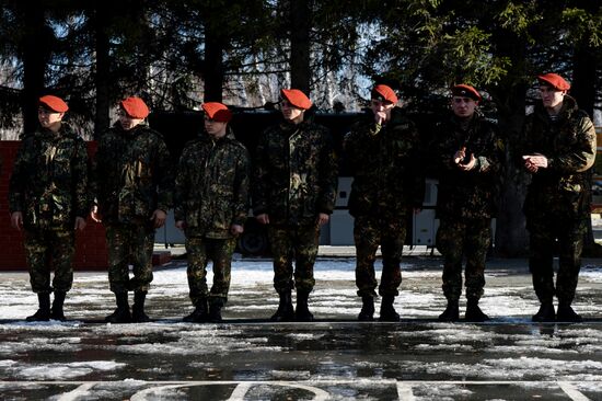 National testsRussian INterior Troops for the right to wear maroon beret